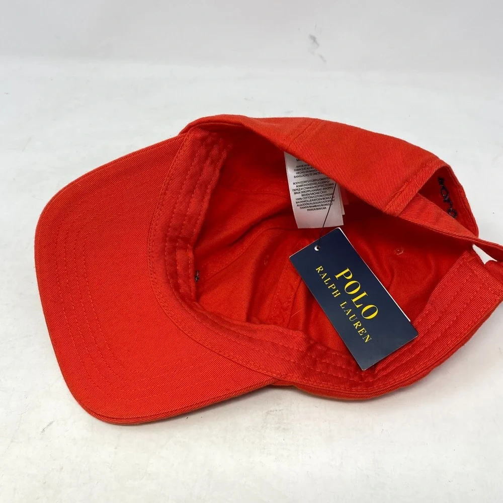 NEW Polo‎ Ralph Lauren Youth Red Hat/Blue Pony - Strapback size 8-20